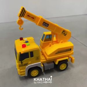 CRANE TOYS Friction เล่นง่าย WY510D - รถเครน พร้อมส่ง สำหรับเด็ด สมุด สวยงาม