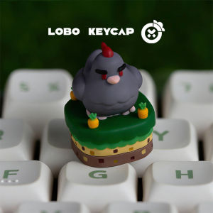 52TOYS | Cartoon Stardew Valley Series Chicken Image Role Fun Keyboard Decoration Cute Esc Keycap Resin Material Customization Periphery