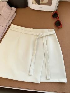 AMILUCK | Irregular High Waist A-Line Short Skirt