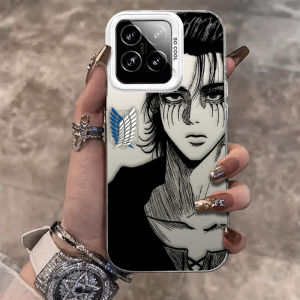 Bandai | Ốp Lưng Attack On Titan Eren Yeager Hot Case Cho Xiaomi POCO Ultra F4 F3 F7 F6 F5 M7 M5s C85 C75 C65 C55 - Vỏ PC Mạ Cứng Hai Lớp Chống Trầy Xước Bề Mặt Mờ