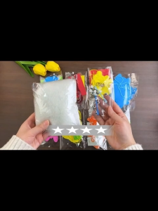 DIY Sewing Kit 8Pcs for Kids easy diy sewing kit keychain Creative Handcraft Educational Gift