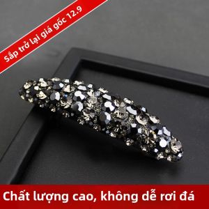 Kẹp Tóc Nửa Đầu Pha Lê Nước