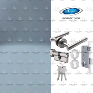St Guchi SGLHR-901 Hollow Lever Handle SUS304 Stainless Steel Door Handle | Heavy Duty | Rust Resistant | Home Office Fire Door