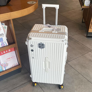 Thickened Explosion-Proof Aluminum Frame Luggage Bag 30 Inch Silent Universal Wheel Travel Suitcase Large Capacity Check-In Password Leather Box for Men And Women