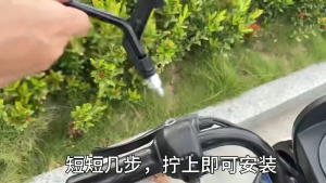 Shockproof navigation small helmet sunshade Keep off rain motorbike mobile phone stand Quick-Release Version Tahan lama