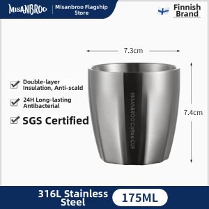 Misanbroo | Outdoors Portable Stainless Steel Cup 316