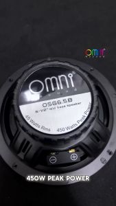 Audio kereta OMNI BEYOND OSG6.5B 6.5" Mid Bass Speaker 450W 6.5 Inch Car Spiker Universal Audio Kereta Car Horn - Perodua Proton Honda Toyota Nissan Kia Hyundai Mazda Subaru Mitsubishi