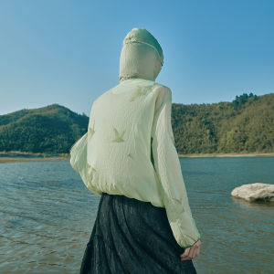 Airy Hooded Lightweight Jacket