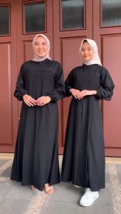 MARWAH Gamis Hana Bahan Sabrina Bisa Couple tanggung yang banyak dicari gamis dewasa couple