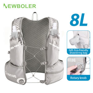 NEWBOLER 8L Outdoor Trail Running Backpack Ultralight Women Men Run Race Hydration Vest Marathon Bike Bag for Marathon Hiking