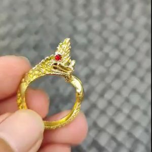 ชุดคู่ พญานาค แหวนพญานาค ทองเหลืองแท้ ไม่ลอกง่าย สวยงาน ไม่แพง ค้าเพื่อน ดิสกัมพันธ์ 200 มล ชีวิตรุ่งแดน