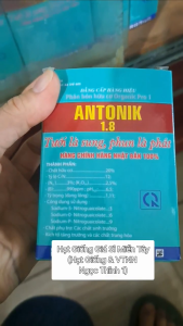 (Hộp 10 gói x 10ml) Phân Bón Hữu Cơ ANTONIK 1.8 VFC - Kích thích sinh trưởng cây trồng