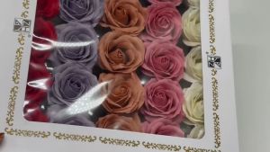 (25PCS) 5-Layer Rose Soap Flower With Base - Fragrant Scent Bouquet - Artificial Home Decor - Bunga Sabun Wangi Hiasan - Diameter 7.5-8CM - Ship from Malaysia