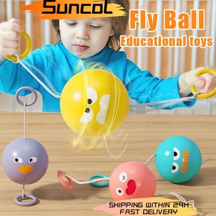 Rotating Flywheel Whistle Ball Toy for Kids Exercise Arm Coordination ...