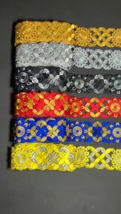 Renda Bordir Aksesoris Pakaian Motif Bilik