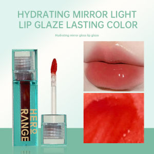Cermin Pelembab Wajah Lip Glaze Wajah Tahan Lama Tidak Luntur Glasir Bibir Lipstick Mengkilap Air-🌹Tamia