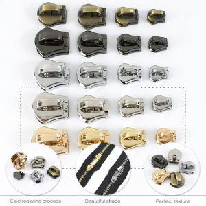 No. 3 No. 5 No. 8 No. 10 Metal Zipper Head High-End Luggage Zipper Accessories Womens Clothing Leather Backpack Pull Buckle