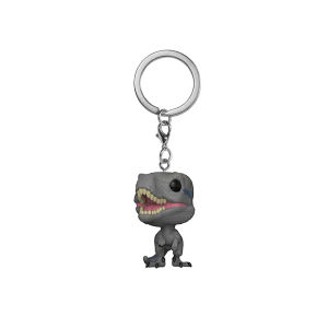 Bandai | Pocket Dinosaur Keychain Jurassic World Blue Velociraptor Tyrannosaurus Rex Mini Action Doll Model Birthday Christmas Gift