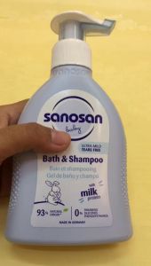 Sanosan Baby Bath and Shampoo / Care Cream 200ML