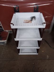 4 LAYERS MULTIPURPOSE RACK/UTILITY RACK ORGANIZER with WHEELS 5400W w/ wheels