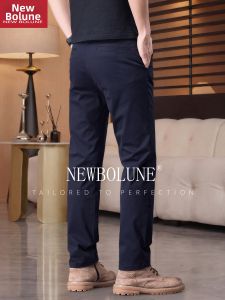 NEW BOLUNE | Mens Business Casual Pants Slim Stretch Wearable Summer Lightweight
