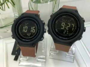 SKYMAX 1810 JAM Tangan Original Strap Tali Rubber Wateresis Cauple Free Batrai Cadangan (Andre What 97)