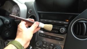 HOL 5Pcs Car Detailing Brushes Ultra Soft Boar Hair Bristle Dense Detail Brush for Washing Wheels Exterior Interior Auto Accessories