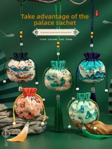 MONLEYTA | DragonBoatFestivalAromaticPouchMugwortEssenceMosquitoRepellentHerbalMedicinePersonalCarryOnZongziHangingOrnament