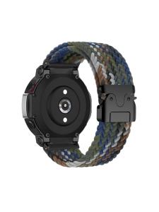 Amazfit Trex3 Watch Band Durable Breathable Elastic Nylon Weaved Bracelet for Amazfit Trex2 with T-Rex Pattern Sweat Absorbent