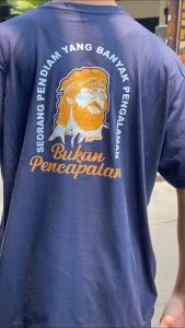 KAOS ATASAN OBLONG DISTRO PRIA DEWASA LENGAN PENDEK GAMBAR DEPAN BELAKANG T-SHIRT KEKINIXS-XXL-716