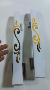 paket fullset lock body kunci dan 4buah gagang tarikan handle pintu rumah minimalis untuk pintu depan daun2 model kkupu tarung