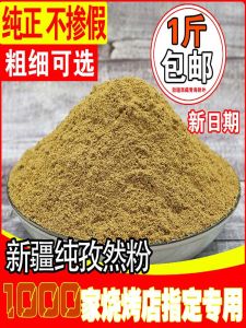 Cumin Powder for Barbecue Seasoning Selectively Packed in Bags Commercially Used Dried Spices Grill Rubs 500g per Bag