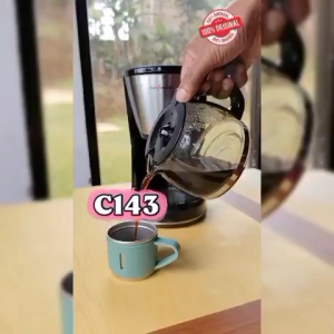 C143 100% ORI Coffee Maker 550 WATT W 750ML PENGHANGAT AIR PANAS MESIN KOPI TETES TETESAN HOT WATER HANGAT Cofee cofe Multifungsi Mesin Pembuat kopi Teh Mode Drip Panas air embun saring otomatis tanpa ampas alat dapur rumah elektronik tahan panas  Spesifi