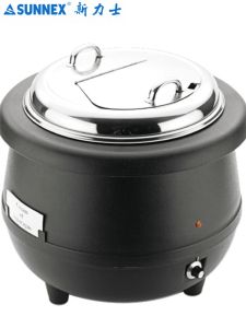 New Style Stainless Steel Electric Heating Soup Pot for Hotels & Restaurants