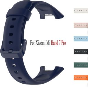Watch Strap for Xiaomi Mi Band 7 Pro Wristband Liquid Silicone Bracelet Smartwatch WristStrap For MiBand 7pro Correa Accessories