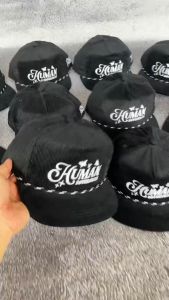 Topi Rope Hat Corduroy Human Black Thisplan