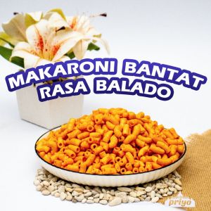Makaroni Bantat Balado Pedas Renyah Gurih – Priyo Snack Borobudur Camilan Khas Magelang