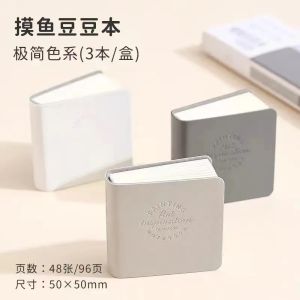 Mini Di Động Túi Sổ Tay Vẽ Cá Dễ Thương Handmade Nghệ Thuật Viết Nhật Ký Bìa PU Mềm Trang Trống Hộp Quà Tặng