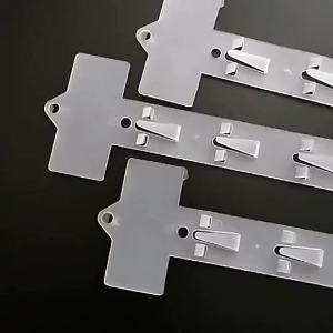 10Pcs 62cm Display Lanyard Hooks PlasticRetail Hanging Strips for Store Merchandise