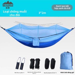 TSINGTON | Hammock Dã Ngoại Đôi Lớp Chống Nghiêng Bịt