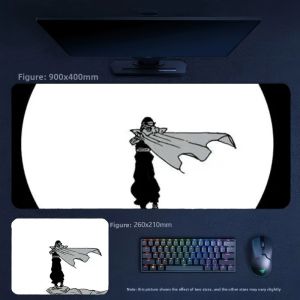 Bandai | Boys High-quality Dragon Ball Printing Large Size Dirt-resistant Keyboard Pad Cartoon Animation Two-dimensional Leather Mousepad