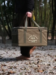 36L New outdoor camping tactical storage bag outdoor sundries bag outdoor portable bag with table board for cutting vegetables multifunctional portable