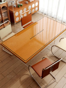 Tấm Trải Bàn Mềm Bằng Thủy Tinh PVC Trong Suốt Chống Thấm Nước Chống Dầu Chống Nóng Không Cần Giặt Tấm Trải Bàn Phòng Khách Tấm Trải Bàn Trà