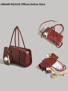 URCDN RDALVO | Vintage High-end Shoulder Bag Red