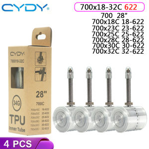 Ultralight CYDY Bike TPU Inner Tube 700C 700X18-32C Road Bicycle TPU Material Tire French Valve 45/65/85mm Pneu Camera Tyre