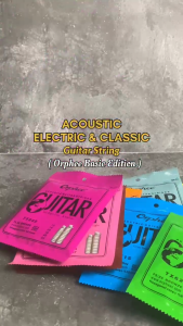 Senar Gitar Guitar Elektrik Electric Set Orphee Ukuran 009 010 011