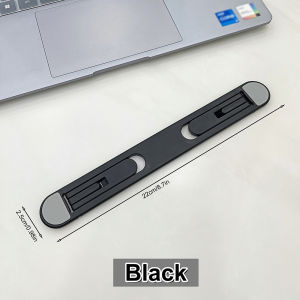 Portable Notebook Support Riser Cooling Bracket Self Adhesive Invisible Folding Laptop Stand for Macbook Lenovo Samsung Notebook