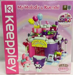 Keepleyl Night Fairy Star House 20812 Sanrio Melody Cool K20818 Sweet Together Building Blocks Toy for Children And Adults
