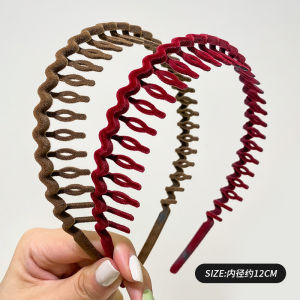 คลิปผมแบบหนีบหน้าใหม่สำหรับผู้หญิงในฤดูใบไม้ร่วงปี 2024 ทรงหางม้าแบบหนา คลิปผมแบบหนีบหน้า ผ้าฝ้ายผสมโพลีเอสเตอร์ เครื่องประดับผมสำหรับผู้หญิง