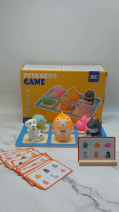 Peekaboo Animal Logic Game Pattern-Matching Board Squishy Figures Educatoional Toy TPC